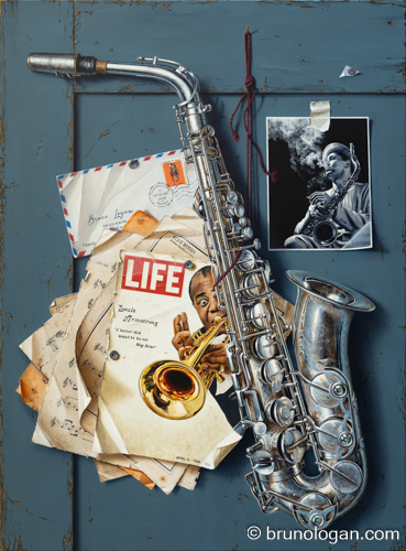 Bruno Logan - Trompe-l'oeil Painting